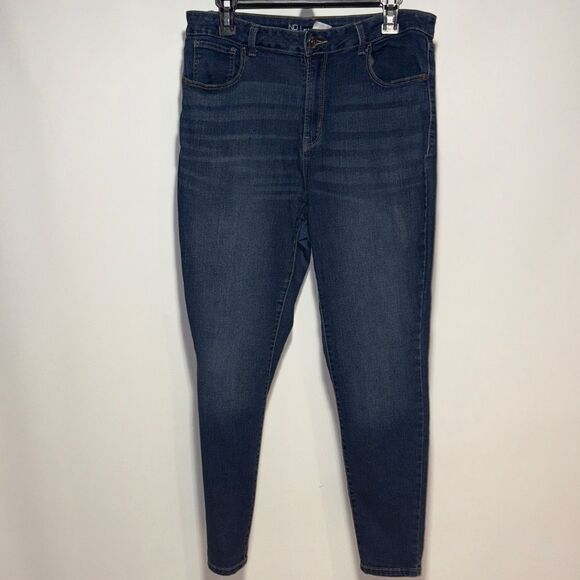 No Boundaries Dark Blue Skinny Jeans - Picture 1 of 10